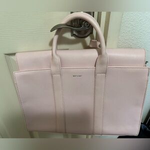 Matt & Nat Pale Pink Structured Vegan Tote